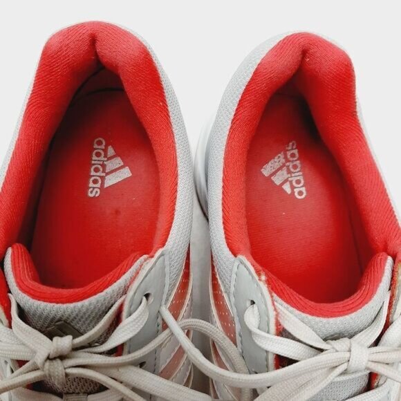 ADIDAS Tech Response Golf Shoes Soft Spike Grey & Pink Sz 7.5 Flawed - Picture 15 of 16